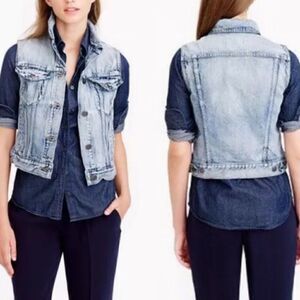 J crew Indigo Denim Vest